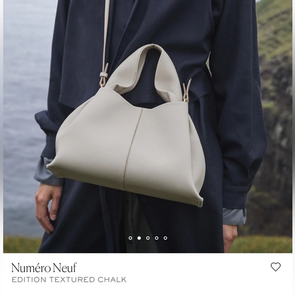 Polene Handbags - Polene Numéro Neuf - textured chalk